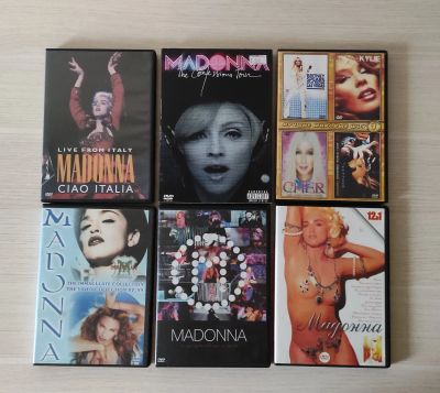 Лот: 19059614. Фото: 1. Коллекция Dvd дисков Madonna концерты... Видеозаписи, фильмы
