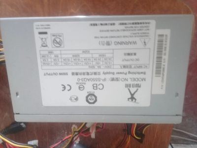 Лот: 17637428. Фото: 1. Блок питания Powerman 550W. Корпуса, блоки питания