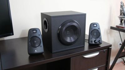 Лот: 11820149. Фото: 1. Колонки 2.1 Logitech Z-623. Акустические системы