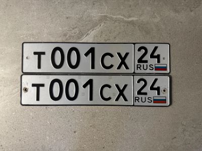 Лот: 25335947. Фото: 1. Продам гос.номер Т 001 СХ 24. Госномера