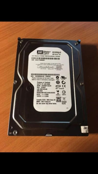 Лот: 8933826. Фото: 1. Жесткий диск 320gb. Жёсткие диски (HDD)