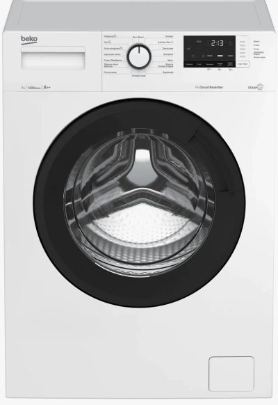 Лот: 20760945. Фото: 1. Стиральная машина Beko WSRE7612XAWI. Стиральные машины