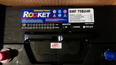Лот: 12530215. Фото: 1. Аккумулятор Rocket SMF +50 75B24... Аккумуляторы