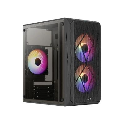 Лот: 19113019. Фото: 1. Компьютерный корпус Aerocool Cs-107-A-BK-v2. Корпуса, блоки питания
