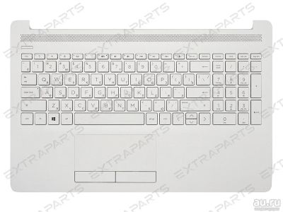 Лот: 17919891. Фото: 1. Клавиатура HP 15-da белая топ-панель. Клавиатуры для ноутбуков
