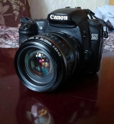 Лот: 7721706. Фото: 1. Canon 20d + canon ef 28-105 3... Цифровые зеркальные