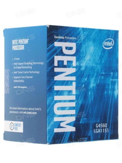 Лот: 13924136. Фото: 1. Процессор Intel Pentium G4560... Процессоры