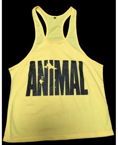 Лот: 5985175. Фото: 1. Майка Animal (Желтая) Bodybuilding. Топы, майки