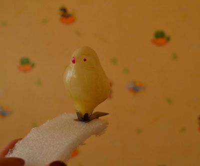 Лот: 4914866. Фото: 1. Елочная игрушка Птенец. Предметы интерьера и быта