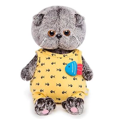 Лот: 17127099. Фото: 1. Басик BABY в жёлтом комбинезоне... Мягкие