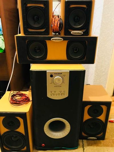 Лот: 10526793. Фото: 1. Акустическая система 5.1 Marshall... Активные акустические системы