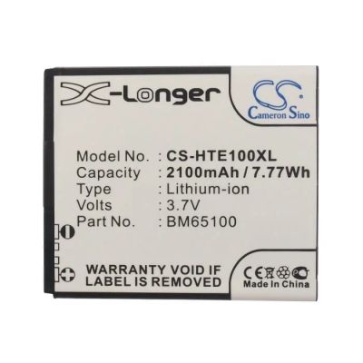 Лот: 15547125. Фото: 1. Аккумулятор CS-HTE100XL - HTC... Аккумуляторы