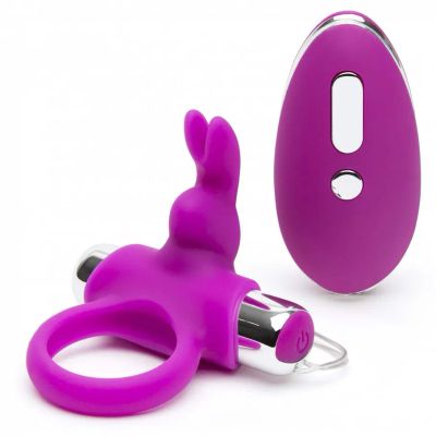 Лот: 24255122. Фото: 1. Виброкольцо Happy Rabbit с пультом... Игрушки