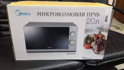 Лот: 12123426. Фото: 1. Микроволновая печь Midea MM720C4E-S. Микроволновки, мини-печи