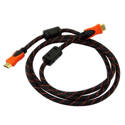 Лот: 3178352. Фото: 1. Плетеный кабель HDMI-HDMI, 2 метра. Шлейфы, кабели, переходники