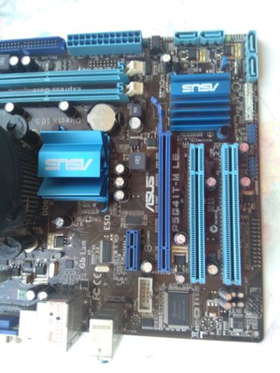 Лот: 15841106. Фото: 1. материнская плата Asus P5G4T-M... Материнские платы