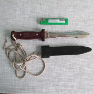 Лот: 8829713. Фото: 1. Нож строповый НС стропорез парашютиста... Другое (военная атрибутика)