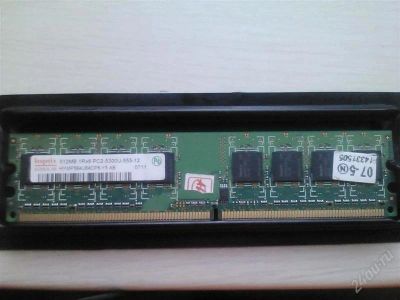 Лот: 2316247. Фото: 1. Hynix 512MB DDR2 5300. Оперативная память