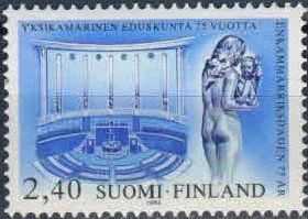 Лот: 16386134. Фото: 1. 1982. Финляндия. 75-летие однопалатного... Марки