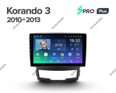 Лот: 20760259. Фото: 1. Магнитола Teyes SPro Plus SsangYong... Автомагнитолы