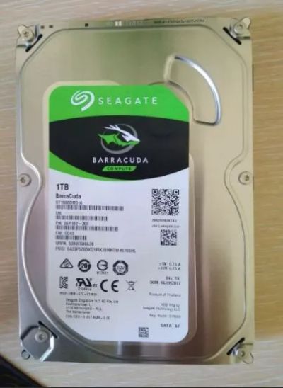 Лот: 19847040. Фото: 1. Жесткий диск HDD 1TB Seagate BarraCuda... Жёсткие диски (HDD)