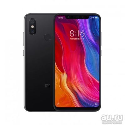 Лот: 13746531. Фото: 1. Смартфон Xiaomi Mi 8 256Gb Black... Смартфоны