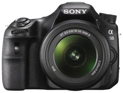Лот: 8809043. Фото: 1. Sony Alpha SLT- A58 Kit 18-55... Цифровые зеркальные