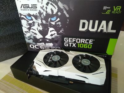 Лот: 16513502. Фото: 1. Видеокарта Asus GeForce gtx 1060... Видеокарты