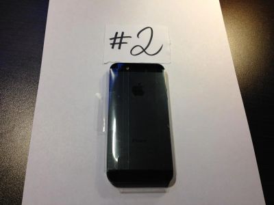 Лот: 4287121. Фото: 1. Б/У iPhone 5 32GB Black 5 A1428... Смартфоны