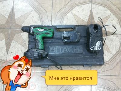 Лот: 7494862. Фото: 1. Продам шуроповерт Hitachi 18вт... Электроинструмент