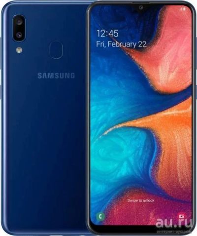 Лот: 13611373. Фото: 1. Samsung Galaxy A20 Blue 3 / 32GB... Смартфоны