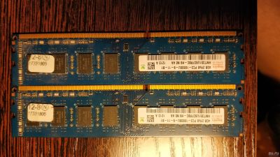 Лот: 13271185. Фото: 1. DDR3-1333 2*4Gb Hynix HMT351U6CFR8C... Оперативная память
