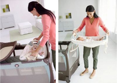 Лот: 7116403. Фото: 1. Манеж-кровать Graco. Другое (дети растут)
