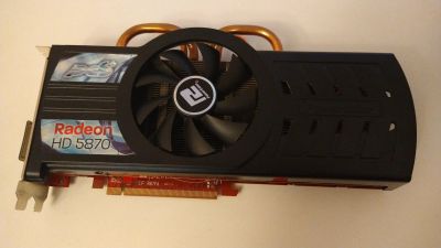 Лот: 16705235. Фото: 1. AMD Radeon HD5870. Видеокарты