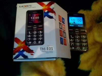 Лот: 10557068. Фото: 1. мобильный texet tm-101. Кнопочные мобильные телефоны