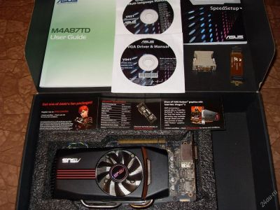 Лот: 3347596. Фото: 1. ASUS Radeon HD 6850 1gb DirectCU. Видеокарты