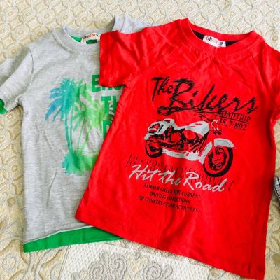 Лот: 13948018. Фото: 1. Футболки новые 86-92. Футболки, поло, топы, лонгсливы