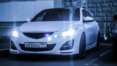Лот: 3506091. Фото: 1. Спортивная решетка радиатора Mazda... Кузов