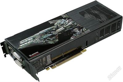 Лот: 780914. Фото: 1. leadtek geforce 9800gx2 1024mb... Видеокарты