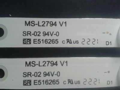 Лот: 19633054. Фото: 1. Led-string MS-L2794 V1. Запчасти для телевизоров, видеотехники, аудиотехники