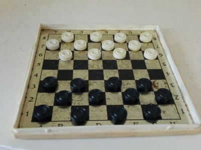 Лот: 19976894. Фото: 1. шашки дорожные ссср. Шахматы, шашки, нарды