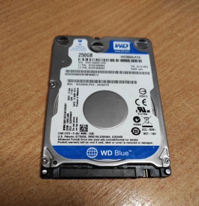 Лот: 17237875. Фото: 1. Жесткий диск Western Digital WD2500LPCX. Жёсткие диски