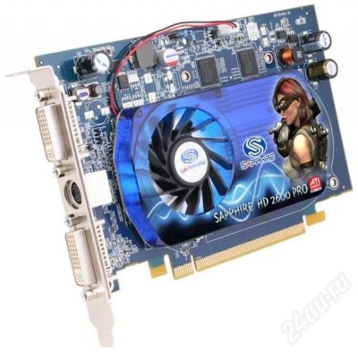Лот: 443261. Фото: 1. PCI-E Sapphire ATI Radeon HD2600PRO... Видеокарты