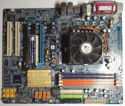 Лот: 5490760. Фото: 1. Motherboard / Gigabyte / GA-K8N-SLI... Материнские платы