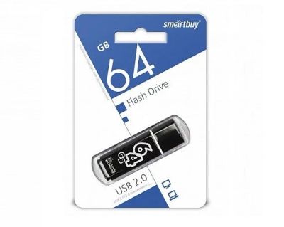 Лот: 20877760. Фото: 1. 64GB USB Flash, SmartBuy Glossy... Карты памяти