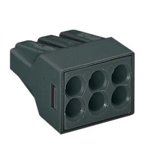 Лот: 5274409. Фото: 1. WAGO - 6 клемма, клеммник. Кабельные наконечники, клеммы, соединители