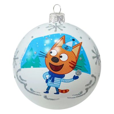 Лот: 24539384. Фото: 1. Елочный шар Коломеев "Коржик... Гирлянды, шарики, новогодние аксессуары