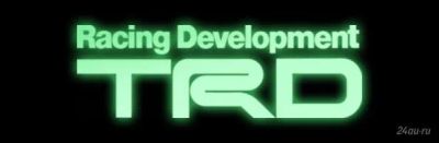 Лот: 2627881. Фото: 1. Светящаяся наклейка на авто "TRD... Наклейки автомобильные