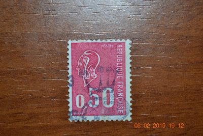 Лот: 5069525. Фото: 1. Марка Франции 1971г. Марки