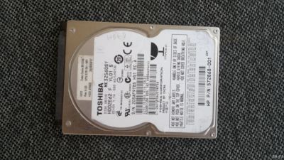 Лот: 17021369. Фото: 1. жесткий диск toshiba 320gb mk3256gsy. Жёсткие диски (HDD)